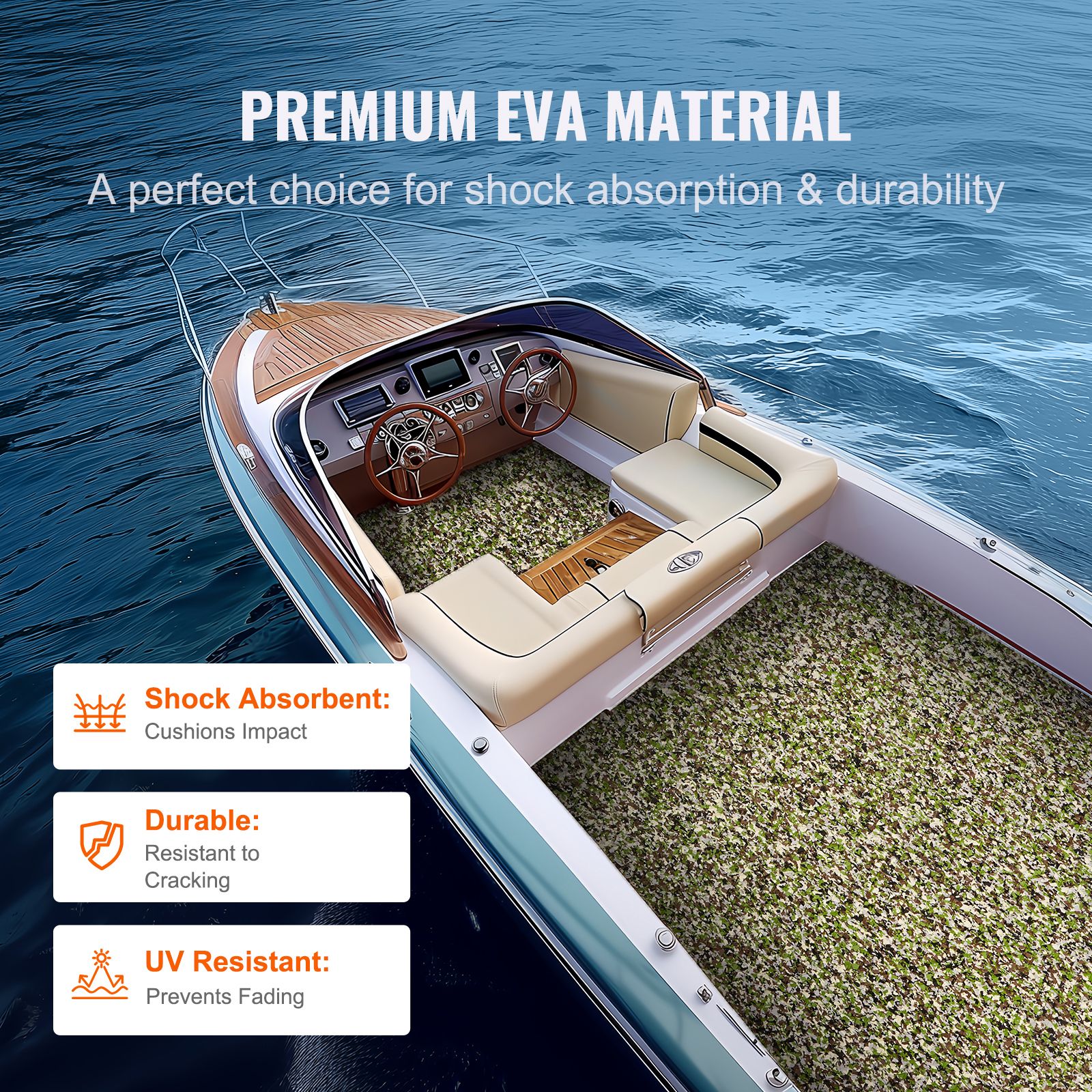 Boat Flooring, EVA Foam Boat Decking 94.5