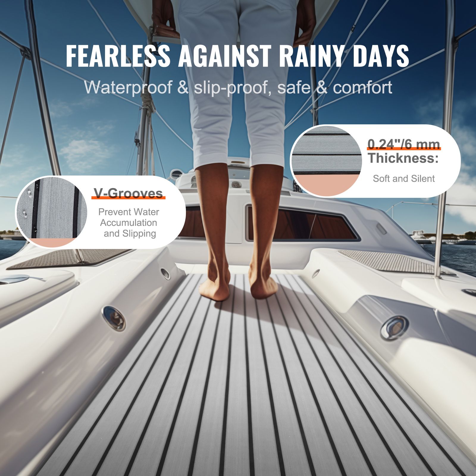 Boat Flooring, EVA Foam Boat Decking 94.5
