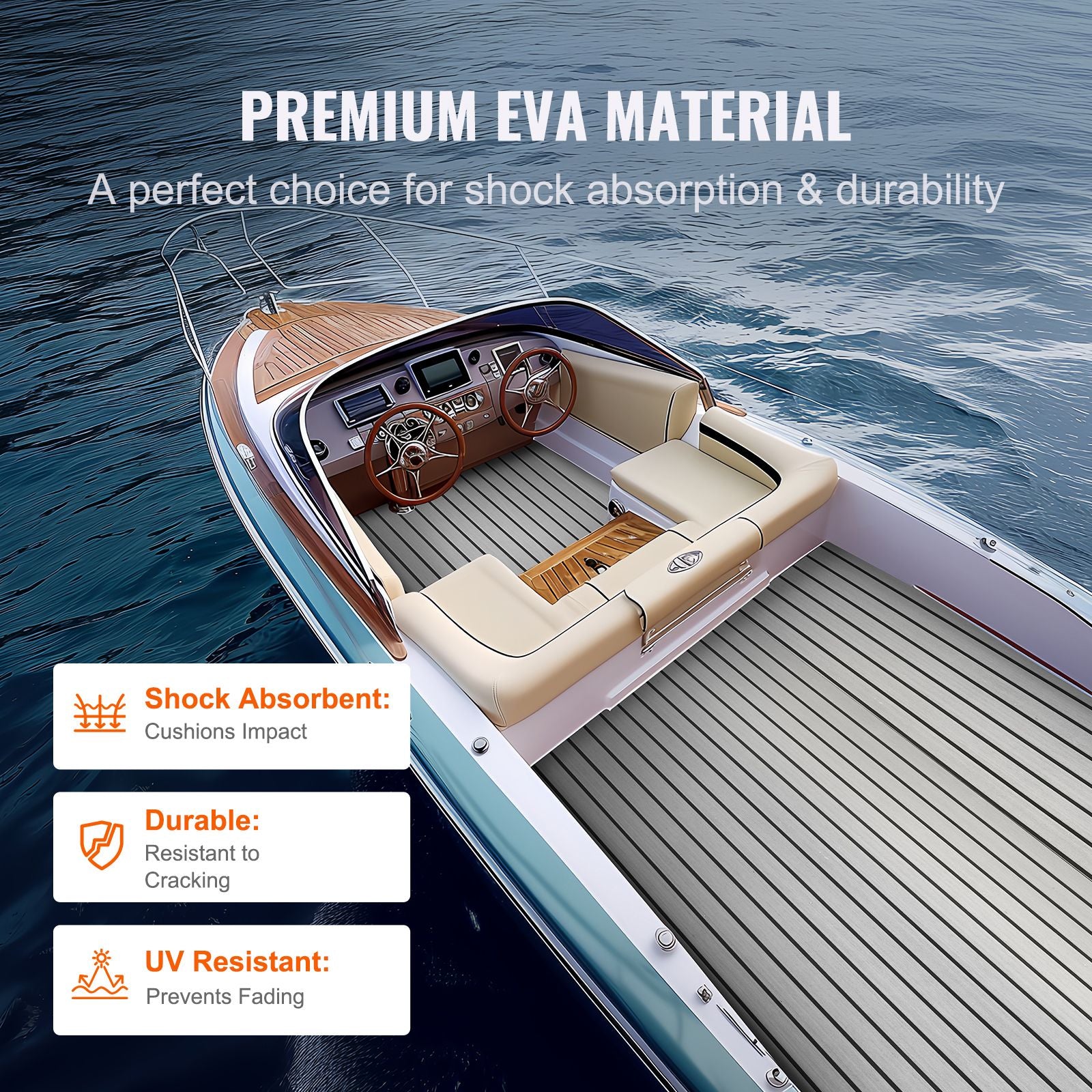 Boat Flooring, EVA Foam Boat Decking 94.5