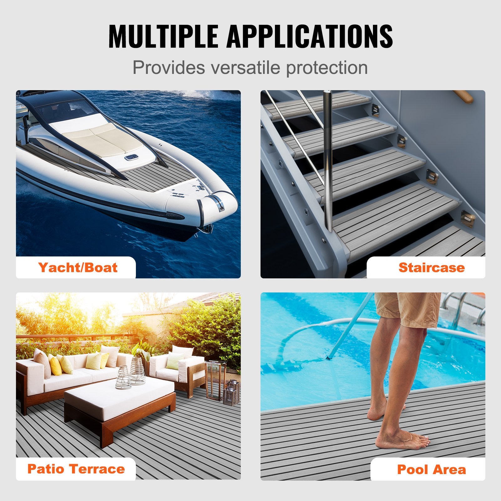 Boat Flooring, EVA Foam Boat Decking 94.5