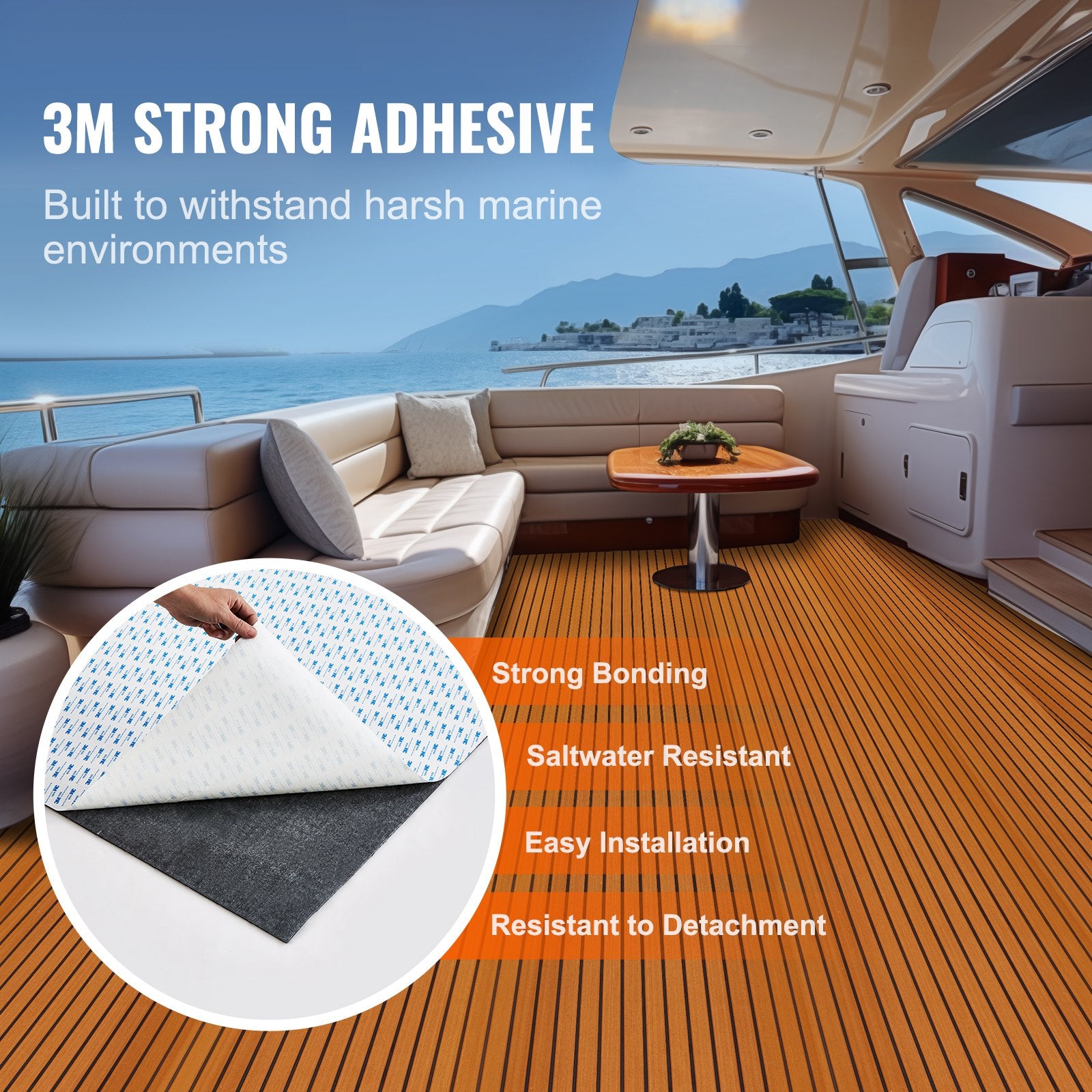 VEVOR Boat Flooring, EVA Foam Boat Decking 94.5