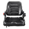 Universal Forklift Seat, Fold Down Tractor Seat with Adjustable Angle Back, Micro Switch and Retractable Seatbelt, 16-34 cm Slot Forklift Seat for Tractor Loader Excavator