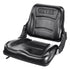 Universal Forklift Seat, Fold Down Tractor Seat with Adjustable Angle Back and Micro Switch, 16-34 cm Extended Slot Comfortable Forklift Seat for Tractor Loader Excavator
