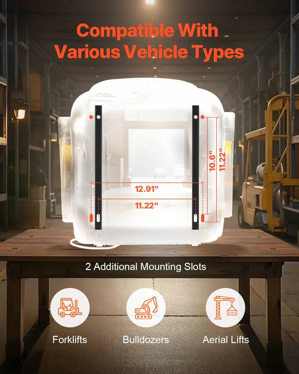 Universal Forklift Seat, Tractor Suspension Seat with Adjustable Back, Armrest, Headrest & Safety Belt, Secure Fold Down Tractor Seat with Micro Switch, Lawnmower Seat for Skid Loader Bulldozer
