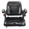 Universal Forklift Seat, Fold Down Tractor Seat with Adjustable Angle Back, Micro Switch, Seatbelt and Armrests, 16-34 cm Slot Tractor Seat for Tractor Loader Excavator