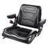 Universal Forklift Seat, Fold Down Tractor Seat with Adjustable Angle Back, Micro Switch, Seatbelt and Armrests, 16-34 cm Slot Tractor Seat for Tractor Loader Excavator
