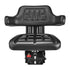 Universal Forklift Seat, Waterproof Tractor Suspension Seat with Adjustable Back, Secure Tractor Seat with Micro Switch, Widely Compatible Seat for Skid Loader Bulldozer