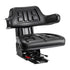 Universal Forklift Seat, Waterproof Tractor Suspension Seat with Adjustable Back, Secure Tractor Seat with Micro Switch, Widely Compatible Seat for Skid Loader Bulldozer