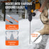 Driveway Markers, 100PCS 121.5cm, 0.78cm Diameter, Orange Fiberglass Poles Snow Stakes with Reflective Tape, 30cm Steel Drill Bit & Protection Gloves for Parking Lots, Walkways Easy Visibility