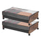 Under Bed Storage Bins with Wheels 650x460x180mm Set of 2 Containers Pack