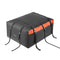 Car Rooftop Cargo Carrier Bag, 20 Cubic Feet Roof Cargo Carrier, Heavy Duty 840D PVC 100% Waterproof Car Roof Luggage Bag for All Vehicle with/without Rack- with Lock, Anti-Slip Mat, 6 Door Hook