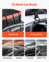 Car Rooftop Cargo Carrier Bag, 20 Cubic Feet Roof Cargo Carrier, Heavy Duty 840D PVC 100% Waterproof Car Roof Luggage Bag for All Vehicle with/without Rack- with Lock, Anti-Slip Mat, 6 Door Hook