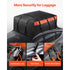 650L Waterproof Car Rooftop Cargo Carrier Bag 840D PVC with Lock & Anti-Slip Mat