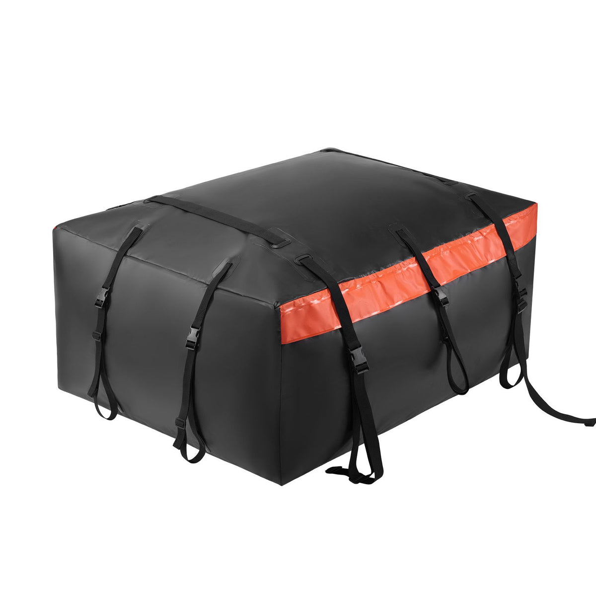 650L Waterproof Car Rooftop Cargo Carrier Bag 840D PVC with Lock & Anti-Slip Mat