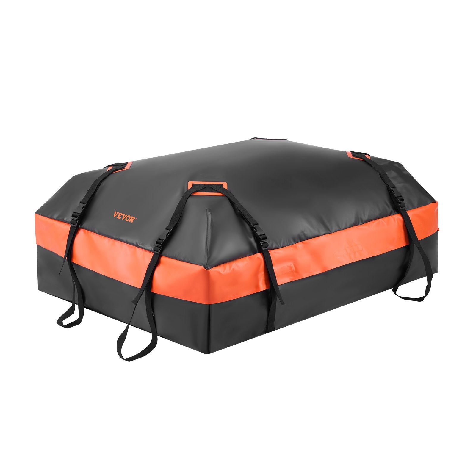 Car Rooftop Cargo Carrier Bag, 15 Cubic Feet Car Roof Cargo Carrier, 100% Waterproof Heavy Duty 840D PVC Roof Luggage Bag for All Vehicle with/without Rack- with Lock, Non-Slip Mat, 4 Door Hooks