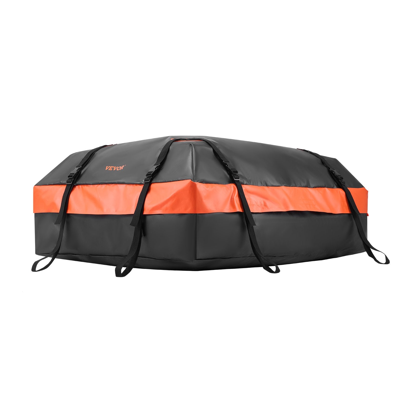 Car Rooftop Cargo Carrier Bag, 15 Cubic Feet Car Roof Cargo Carrier, 100% Waterproof Heavy Duty 840D PVC Roof Luggage Bag for All Vehicle with/without Rack- with Lock, Non-Slip Mat, 4 Door Hooks
