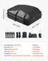 Car Rooftop Cargo Carrier Bag, 21 Cubic Feet Cargo Carrier for Car Roof, 100% Waterproof 900D Oxford Cloth Roof Luggage Bag for All Vehicle with/without Rack- with Lock, Non-Slip Mat, Door Hooks