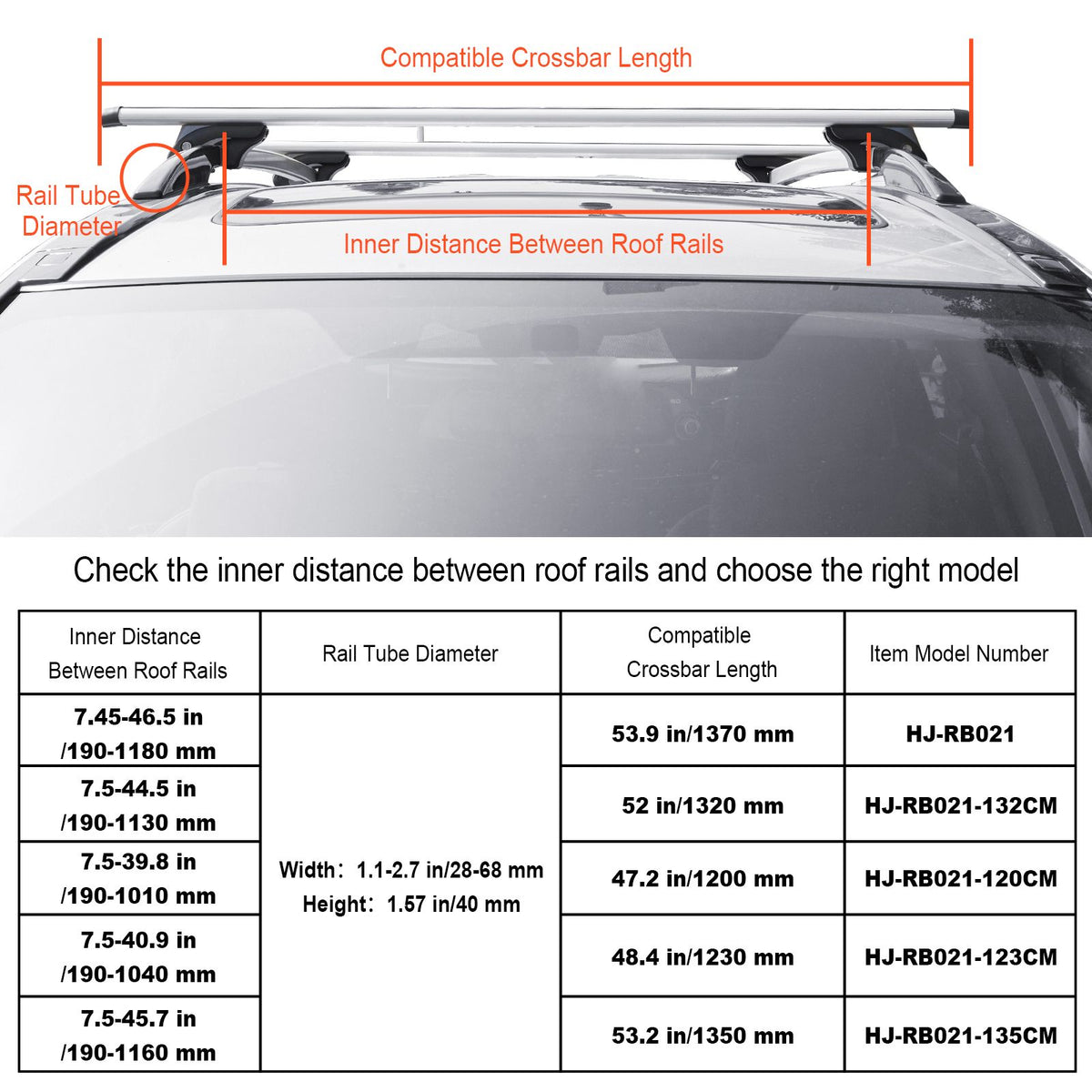 Roof Rack Cross Bars, Aluminum Roof Rack Crossbars, Fit Raised Side Rail with Gap, 90 kg Load Capacity, Adjustable Crossbars with Locks, for SUVs, Sedans, and Vans