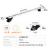 Roof Rack Cross Bars, Aluminum Roof Rack Crossbars, Fit Raised Side Rail with Gap, 90 kg Load Capacity, Adjustable Crossbars with Locks, for SUVs, Sedans, and Vans