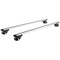 Roof Rack Cross Bars, Aluminum Roof Rack Crossbars, Fit Raised Side Rail with Gap, 90 kg Load Capacity, Adjustable Crossbars with Locks, for SUVs, Sedans, and Vans
