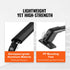 Universal Aluminium Roof Rack Crossbars for Naked Roof, Lockable, 155lb Capacity