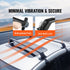 Universal Aluminium Roof Rack Crossbars for Naked Roof, Lockable, 155lb Capacity
