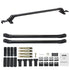 Universal Roof Rack Crossbar for Naked Roof Vehicle Aluminum with Lock