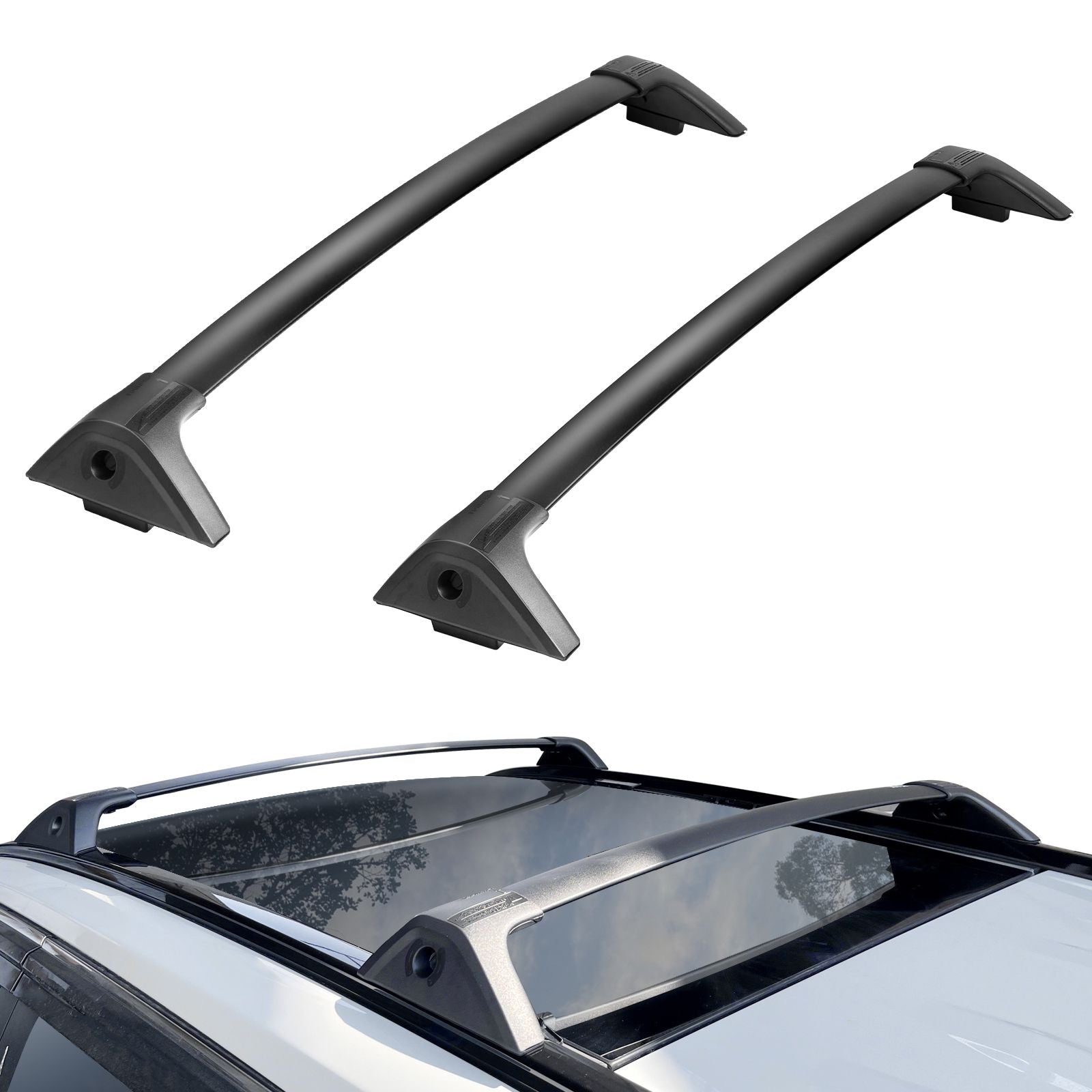 Roof Rack Cross Bars for Toyota RAV4 2019-2023 Aluminum 260lbs Capacity