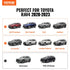 Roof Rack Cross Bars, Compatible with Toyota RAV4 2020-2023, 160lbs Load Capacity, Aluminum Anti-Rust Crossbars with Locks, Rooftop Cargo Bag Luggage Carrier (Not Fit for Adventure/TRD Off-Road)