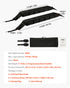 Soft Roof Rack Pads 33in 176lbs Load Capacity for Kayak Canoe Surfboard Luggage