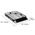 Roof Rack Cargo Basket 200 LBS Capacity 46"x36"x4.5" for SUV Truck Cars