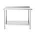 24 x 48 x 36 Inch Stainless Steel Work Table, Commercial Food Prep Worktable Heavy Duty Prep Worktable, Metal Work Table with Adjustable Height for Restaurant, Home and Hotel