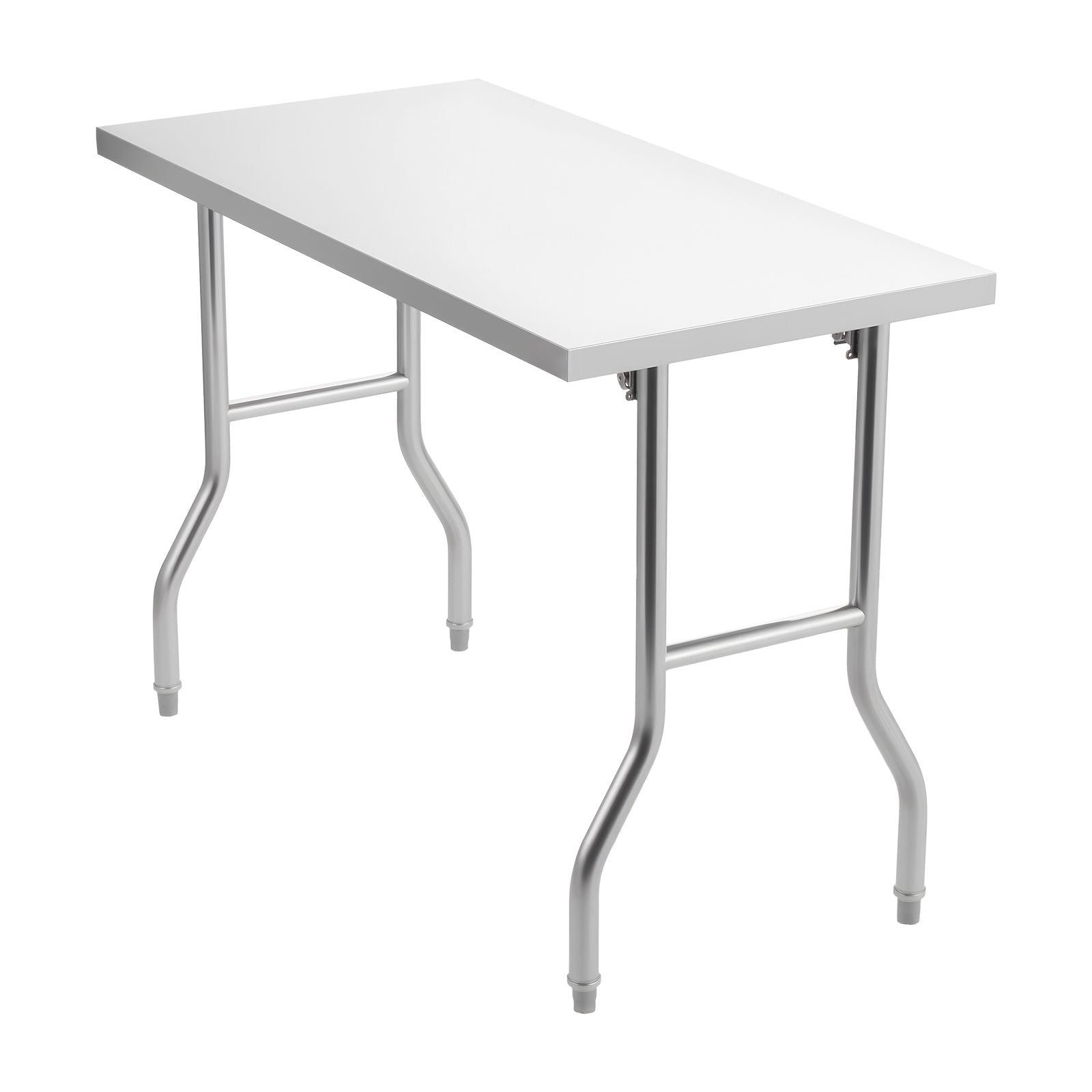 Stainless Steel Kitchen Bench Folding Commercial Prep Table 1220x610 mm
