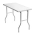 Stainless Steel Kitchen Bench Folding Commercial Prep Table 1220x610 mm