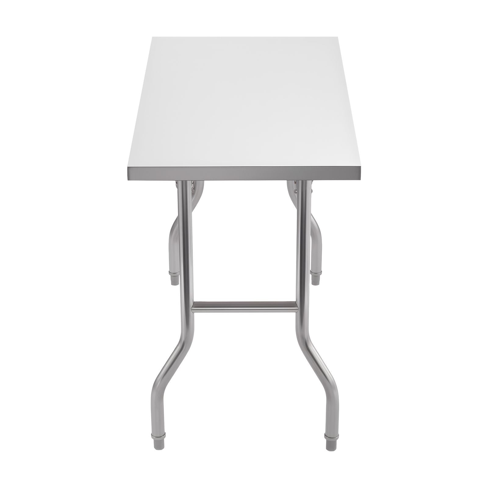 Stainless Steel Kitchen Bench Folding Commercial Prep Table 1220x610 mm