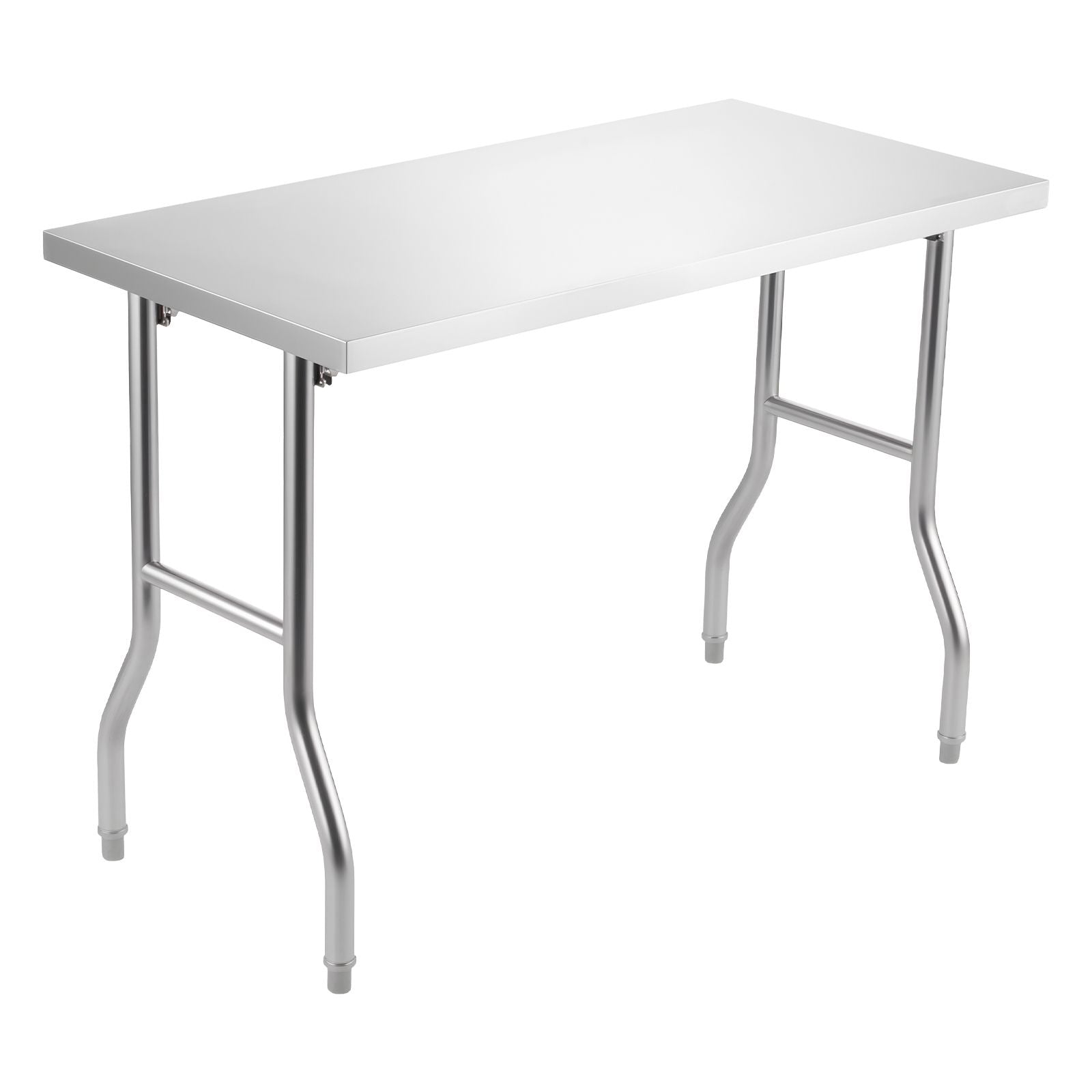 Stainless Steel Kitchen Bench Folding Commercial Prep Table 1220x610 mm