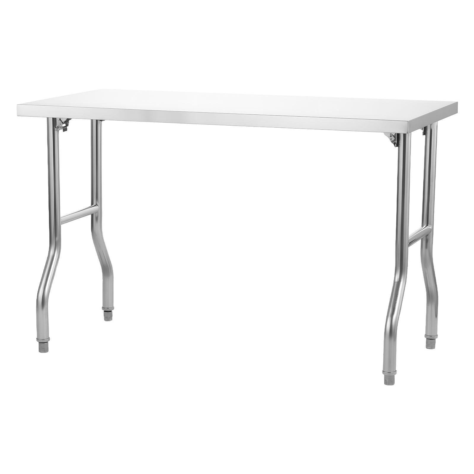Stainless Steel Kitchen Bench Folding Commercial Prep Table 1220x610 mm