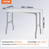 VEVOR Stainless Steel Kitchen Bench Folding Commercial Prep Table 1220x610 mm