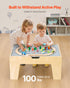 Multi-Purpose Activity Play Table 290 Building Bricks & 30 PCS Accessories