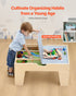Multi-Purpose Activity Play Table 290 Building Bricks & 30 PCS Accessories