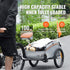 Bike Cargo Trailer 45kg Heavy Duty Foldable Bicycle Wagon Cart Universal Hitch