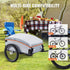 Bike Cargo Trailer 45kg Heavy Duty Foldable Bicycle Wagon Cart Universal Hitch