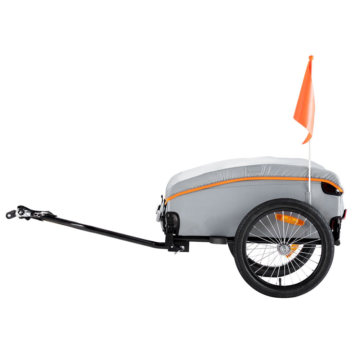 Bike Cargo Trailer 45kg Heavy Duty Foldable Bicycle Wagon Cart Universal Hitch