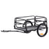Bike Cargo Trailer 72.5kg Heavy Duty Foldable Bicycle Wagon Quick Release Hitch