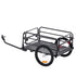 Bike Cargo Trailer 72.5kg Heavy Duty Foldable Bicycle Wagon Quick Release Hitch
