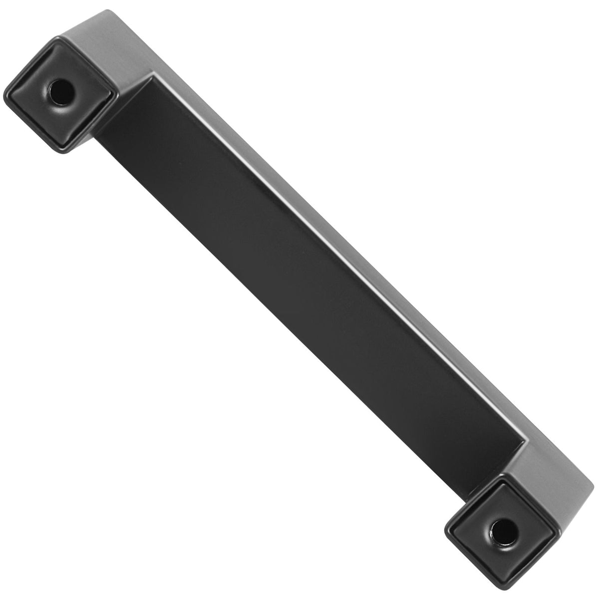 10 Pack Matte Black Cabinet Handles 76mm Drawer Pulls Stainless Steel Square