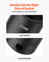 Impact Sockets Set 1/2 Inch Drive 26PCS Standard Length Impact Set 6-Point
