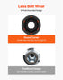 Impact Sockets Set 1/2 Inch Drive 26PCS Standard Length Impact Set 6-Point