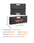 Impact Sockets Set 1/2 Inch Drive 26PCS Standard Length Impact Set 6-Point