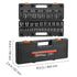 Impact Sockets Set 1/2 Inch Drive 26PCS Standard Length Impact Set 6-Point